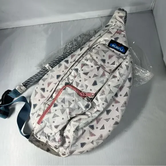 KAVU mini  ROPE SACK  TRIPARTY SHOULDER CROSSBODY BAG NWT - Picture 2 of 5